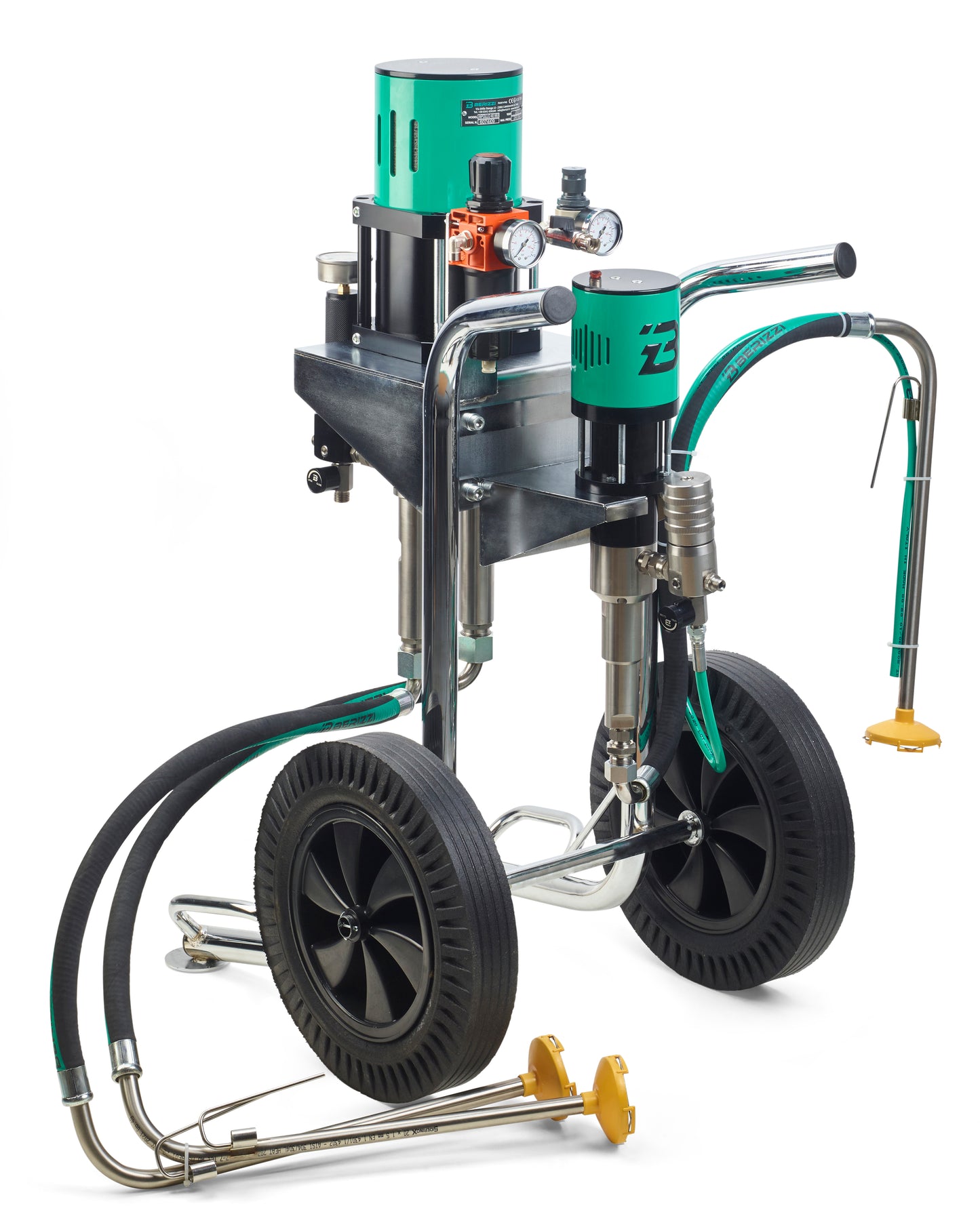 APOLLO 40MIX- משאבת פיסטון פנאומטית איירלס דו-רכיבית